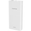 CANYON powerbanka PB-2001, 20000mAh Li-poly, Input 5V/2A microUSB + USB C, Output 5V/2.1A USB-A, biela (CNE-CPB2001W)