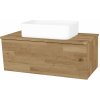 Dreja Umývadlová skrinka INVENCE SZZ 80 (umývadlo Joy) - D25 Teak / D25 Teak