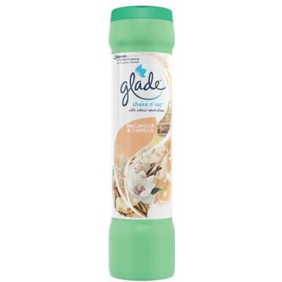 Glade Shake n´ Vac osviežovač kobercov a pohlcovač pachov Magnolia & Vanilla 500 g