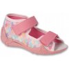Befado detské sandále tkanina viacfarebná veľkosť 22