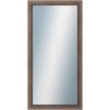 DANTIK - Zrkadlo v rámu, rozmer s rámom 50x100 cm z lišty CARRARA hnedá (2894)