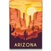 Vymalujsisam.sk Maľovanie podľa čísiel - Arizona, Spojené štáty Veľkosť: 40x60cm, Rám: Na plastovej doske