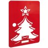 Alubox MIA Red tree - výmenný kryt pre poštové schránky MIA box, strom
