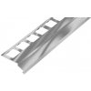 BP3/2 balkónová lišta ACARA, nerez V2A kartáčovaná, 50 mm, 2 m