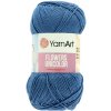 YarnArt Flowers Unicolor jeansovo modrá 743