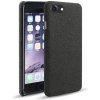 AppleKing kryt s textilným povrchom pre iPhone 7 / 8 / SE (2020/2022) - čierny - možnosť vrátiť tovar ZADARMO do 30tich dní