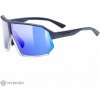 uvex sportstyle 237 okuliare, met blue clear/mirror blue