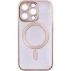 Kryt na mobil WG Magic Eye Magnet s MagSafe na Apple iPhone 15 Pro (11879) zlatý/priehľadný