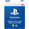 PlayStation el. peňaženka - 100 CZK - POUZE PRO ČESKÉ PSN ÚČTY, POUŽITELNÉ JEN NA ČESKÉM PSN ÚČTĚ