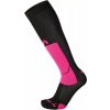 Lyžiarske ponožky Mico Light Weight Extra Dry Ski Touring Socks - nero/fucsia fluo 35-37