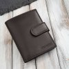 Paolo Peruzzi Pánska kožená peňaženka klasická s RFID | hnedá AL-18-BR