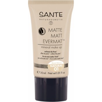 Sante Matte Matt EvermatTM minerálny make-up 01 Natural 30 ml od 9,3 € -  Heureka.sk