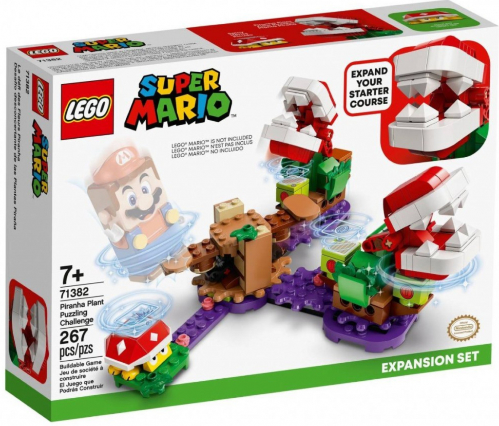 LEGO® Super Mario™ 71382 Hlavolam s piraňovou rostlinou rozšiřující set od  23,8 € - Heureka.sk