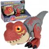 Pohyblivý dinosaurus Tyranosaurus Rex + zvuk, svetlo, červený