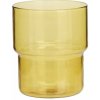MADAM STOLTZ Pohár Coloured Mix 250 ml Žltá