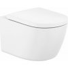 Roca Meridian wc misa závesné bez oplachovacieho kruhu s vírivým splachovaním biela lesklá A346747000
