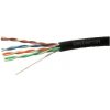 DATACOM UTP drôt Cat5e 100m samonosný OUTDOOR blk 13881 - Datacom 18881 UTP, drát, Cat5e, 100m, černý