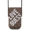 Guess PU 4G Big Love Logo Taška na Telefón Brown 57983122257