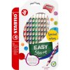 FAREBNÉ CERUZKY - STABILO EASY - COLORS - PRE PRAVÁKOV - NOVÉ FARBY | 12 KS + STRÚHADLO