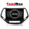 TomiMax Jeep Cherokee 2015 Android 14 autorádio s WIFI, GPS, USB, BT HW výbava: QLED 8 Core 4GB+64GB PX HIGH - iba displej A