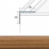 EFFECTOR Schodová lišta A36 Dub Bursztynový 270 cm samolepiaca