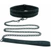 Sportsheets Midnight Lace Collar and Leash - Obojok s vodítkom