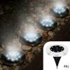 Solarsus 4694-1 LED solárna lampa 12x2,5cm, 4ks, studená biela