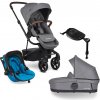 EASYWALKER Kočík kombinovaný Harvey3 Premium 4v1 Diamond Grey/Sky Blue VP-F173495