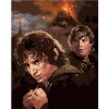 Zuty - Frodo a Sam pri Hore osudu (Pán prsteňov), 40×50 cm, bez rámu a bez vypnutia plátna 8596530237969