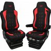 Poťahy na sedadlá ROYAL Classic MAN TGX, TGA, TGS, TGM 1 pás ČERVENÝ
