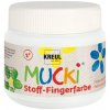 MUCKI Prstová farba na textil 150 ml biela
