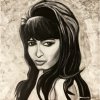 Ronnie Spector- Mgr. Lenka Harvaníková,originálny, ručne maľovaný obraz