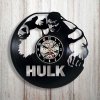 Beling vinylové hodiny Hulk čierne, 59A36QQFG
