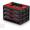 Kistenberg Úložný box s 3 organizérmi TAGER CASE 415x290x290 mm (s prepážkami)