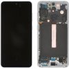 Samsung Galaxy S21 FE 5G (SM-G990B) LCD displej + dotyková plocha + rám biela - originál GH82-26414B,GH82-26420B,GH82-26590B