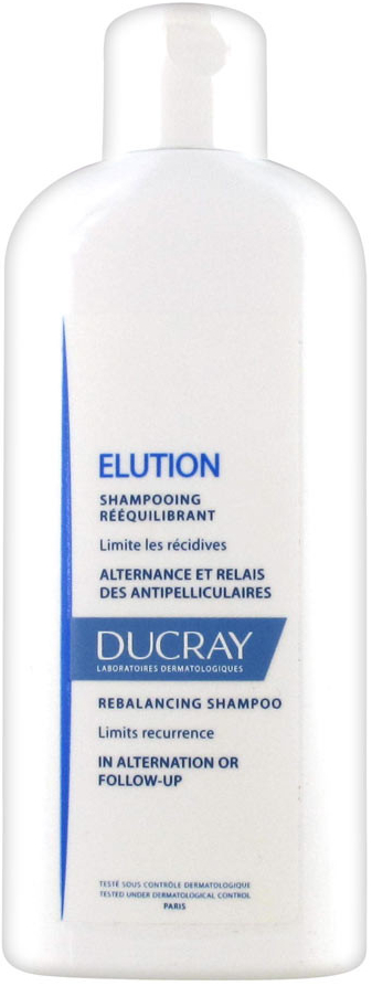 Ducray Elution šampón pre navrátenie rovnováhy citlivej vlasovej pokožke 400 ml