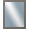 DANTIK - Zrkadlo v rámu, rozmer s rámom 40x50 cm z lišty ATHINA šedá (3043)