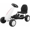 mamido Detská šlapacia motokára biela