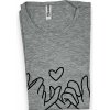 Dámske tričká MONIKA sivá M