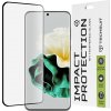 Techsuit 111D Full Cover / Full Glue Glass / 3D Curved Screen tvrdené sklo pre Huawei P60 – čierne