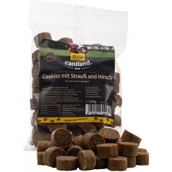 Caniland pštrosie a jelenie cookies 825 g