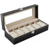MG Organizer box na hodinky 6ks, čierny