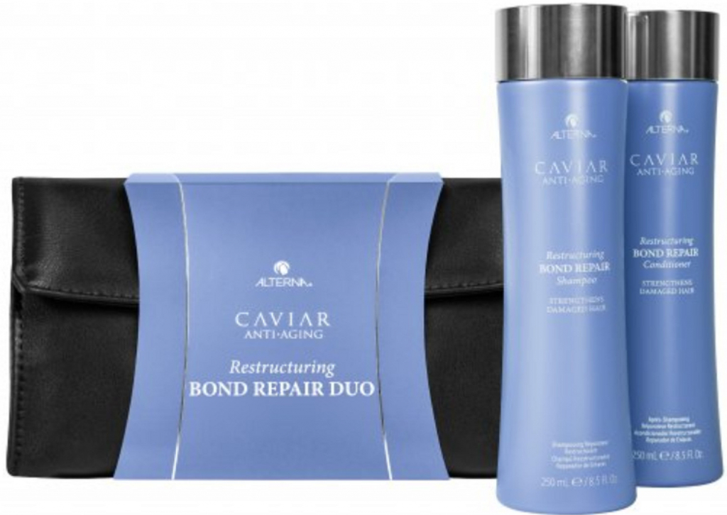 Alterna Caviar Restructuring Bond Repair Duo obnovující šampon na poškozené vlasy 250 ml + obnovující kondicionér na poškozené a oslabené vlasy 250 ml darčeková sada