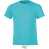 SOL'S | Regent Fit Kids, Detské tričko, modrá atoll, 6 Y