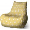 Sablio Sedací vak Bean Princeznovské korunky - 60 x 70 x 70 cm