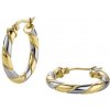 Rosefield Módne bicolor náušnice kruhy z ocele JEDSG-J711