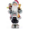 MagicHome Santa s lyžami a drevom 61 cm 8090562