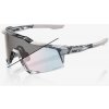 Okuliare 100% SPEEDCRAFT Polished Translucent Grey / Rose Gold Mirror Photochromic Lens
