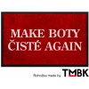 GDmats TMBK Make Topánky Čisté Again Červená 39 x 58 cm
