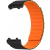 AC mobile Magnetický Silikónový pásek pro Amazfit T-Rex 2 Barva: Černo-oranžová